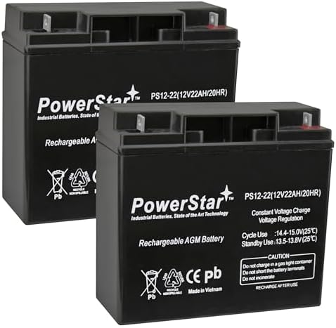 Mighty Max Battery 12V 18AH For PowerStar UB12220 40696